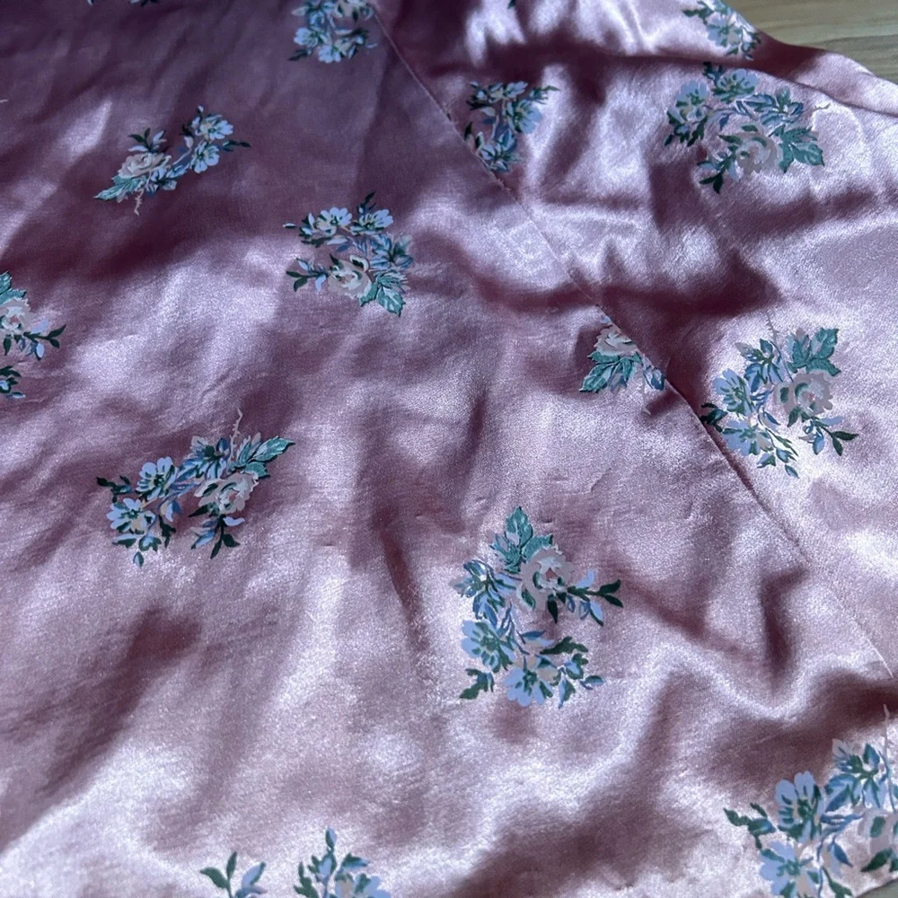 Donna Ricco Vintage 6P Floral Button Down Dress